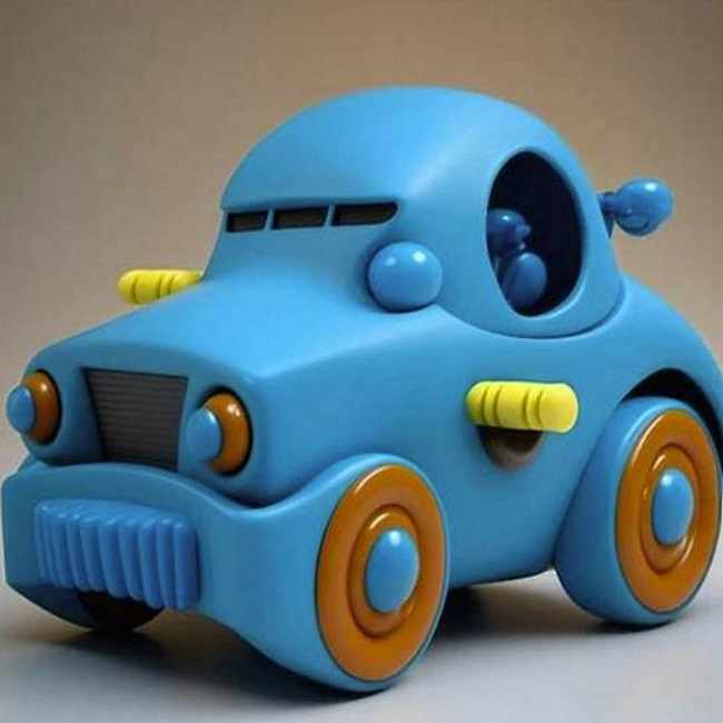 blue car toy