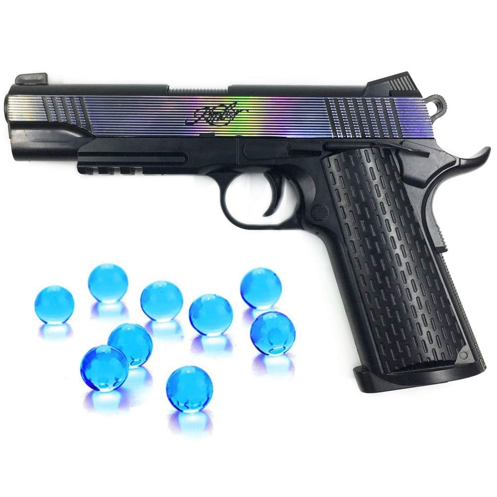 Black toy water bullet gun