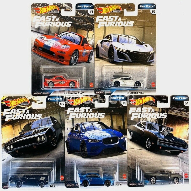 Fast and Furious diecast cars