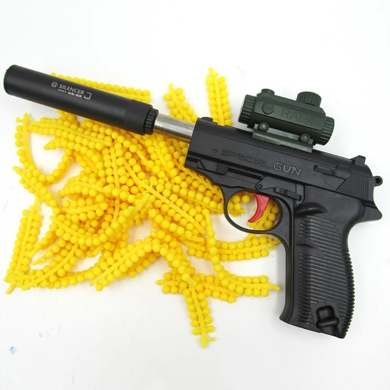 Miniature toy gun for play