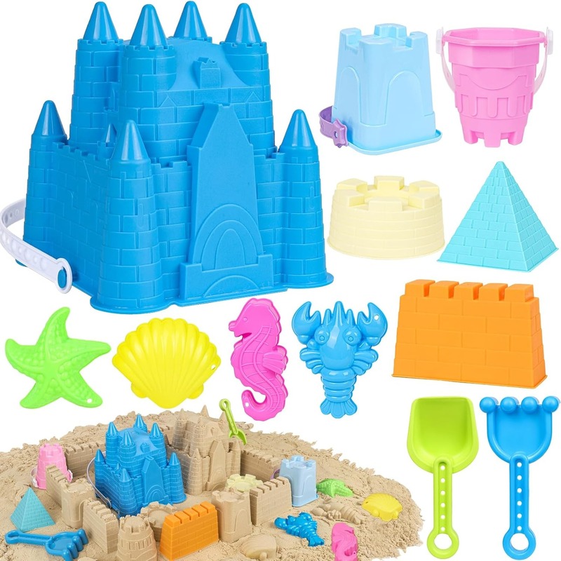 Sand castle building kits