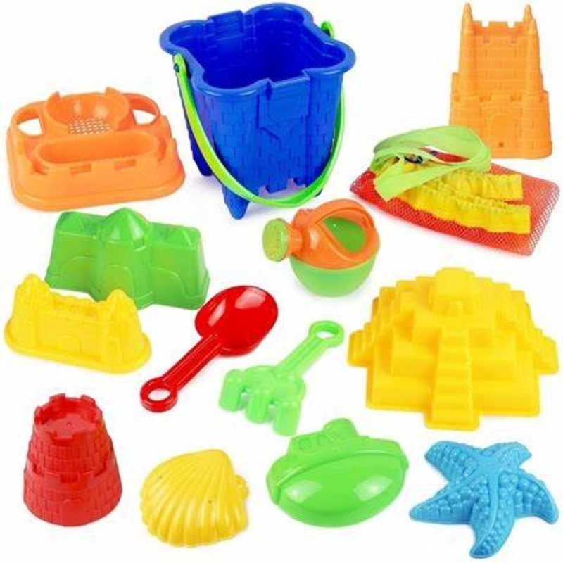 Sand castle building kits